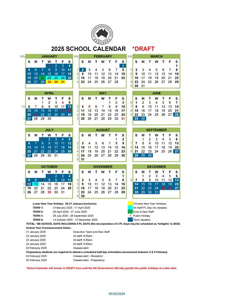 Calendars And Key Dates Australian International School Hong Kong