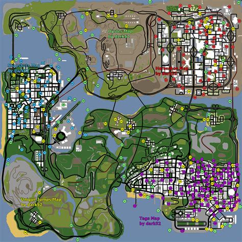 Large Detailed Map Of Gta San Andreas Games Mapsland Maps Of The
