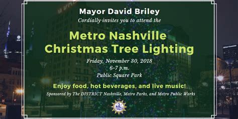 Nashville Christmas Tree Lighting Nashville Guru