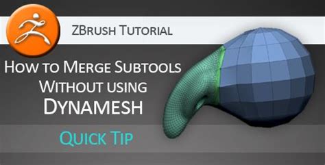 Tutorial: How to properly merge subtools WITHOUT Dynamesh | Tutoriales ...