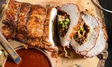 Try these pork loin recipes for everything from a delicious sunday roast to a this dish is based on a puerto rican roast pork recipe, but made in a slow cooker. Bacon Stuffed Pork Loin Recipe | Traeger Grills