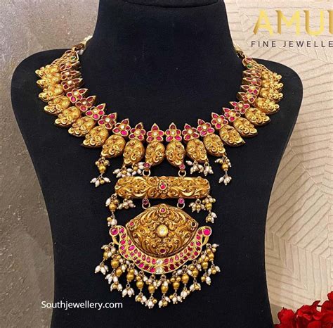 Kundan Nakshi Necklace Indian Jewellery Designs