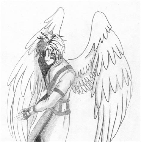 Angel Sketch 01 Mika Chan By Marynchan On Deviantart