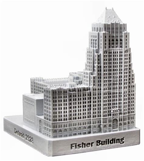 Replica Buildings Infocustech Fisher Building 150 Detroit 694
