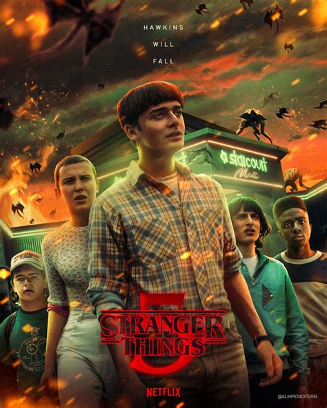 Stranger Things Season 5 New Fan Made Poster Wallpaper Of Stranger Things