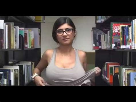 Mia Khalifa Library Boob Slip Porn YouTube
