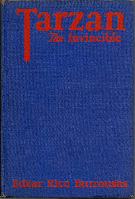tarzan the invincible by burroughs edgar rice near fine hardcover 1931 first edition