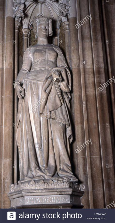 Download This Stock Image Statue Of Philippa Of Hainault Houses Of