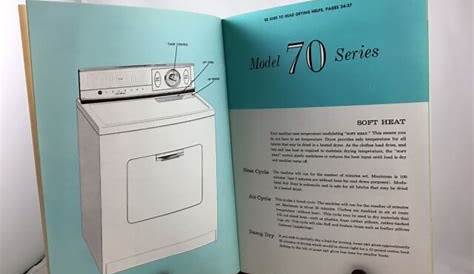 Vintage Sears Kenmore Automatic Dryers Service Manual for sale online