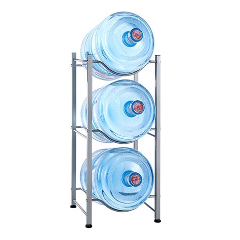Water Bottle Storage Rack Shelf System Stand 3 Tier 5 Gallon Display