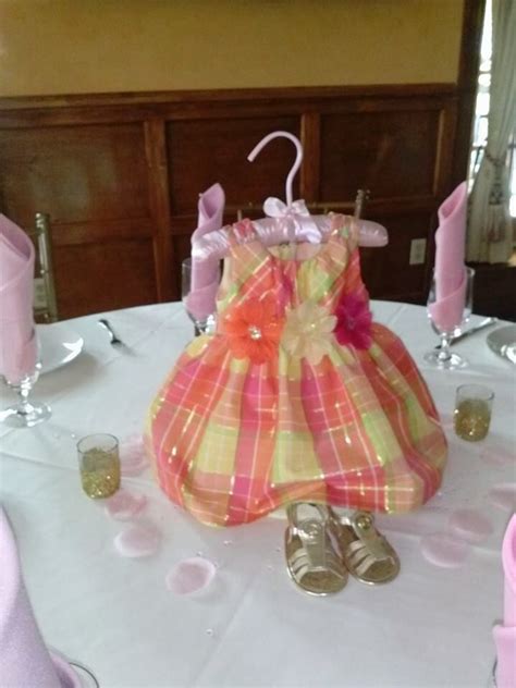 Baby Girl Dress For Centerpiece Baby Shower Baby Girl Dress Baby Girl