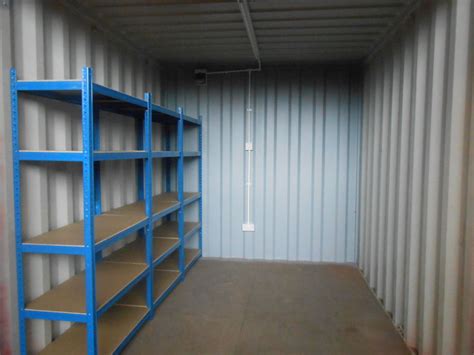 Shipping Containers 10ft With Shelving And Electrics Sc71 £312000