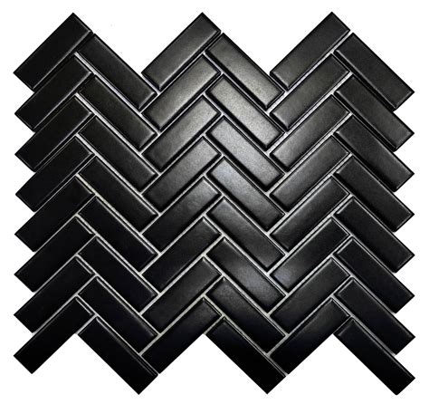 Black Matte 2 in. Hexagon Porcelain Mosaic - 11 x 13 - 100782390