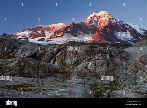 Mont Rainier Glacier Banque De Photographies Et Dimages à Haute