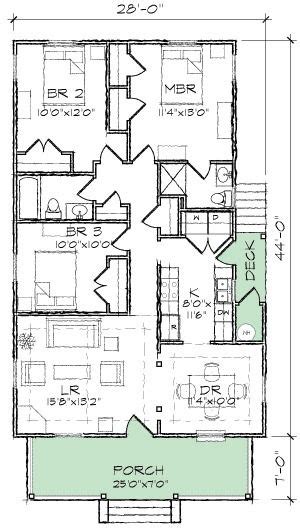 Single Story Bungalow House Plans One Story Bungalow House Plans May