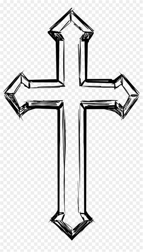 This Free Icons Png Design Of Cross 3 Cross With Wings Drawing