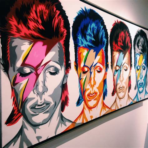 Art Pop David Bowie Artwork Graffiti David Bowie Tribute Mr
