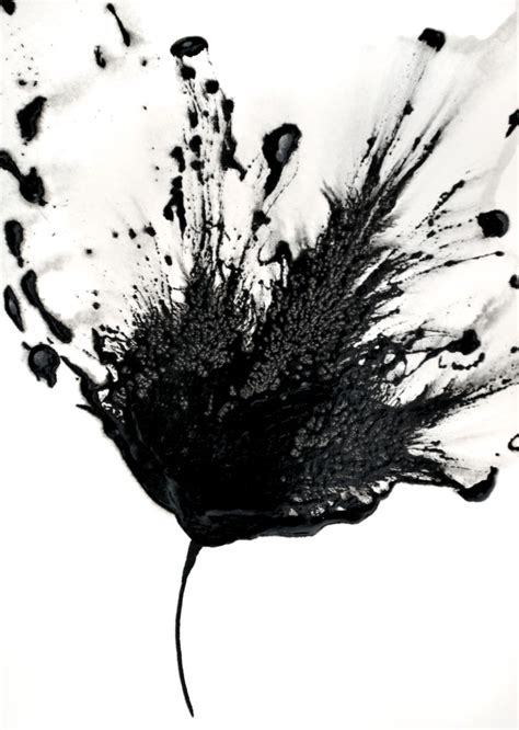 Painting In Black And White A Bold Art Palette Modern Abstract
