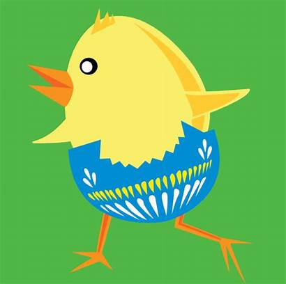 Easter Clip Chicken Clipart Chick Graphics Hatch