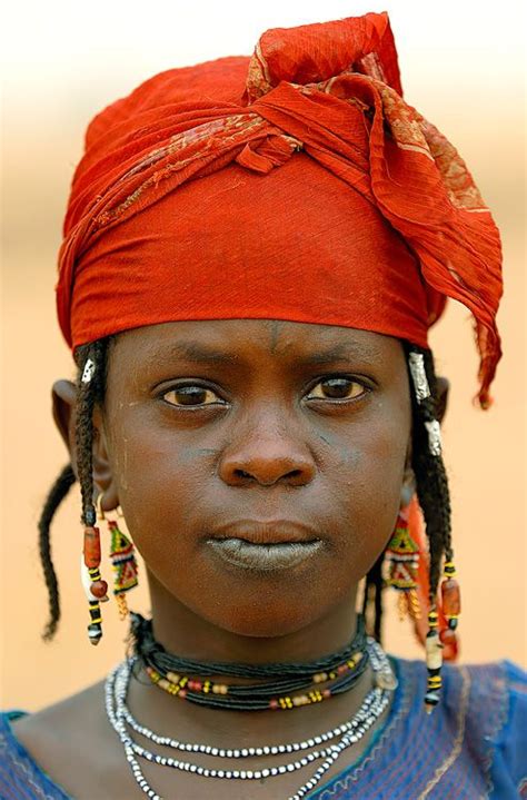 Africa Portrait Of A Fulani Peul Girl Burkina Faso © Sergio Pessolano African People