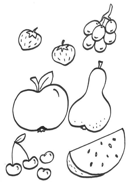 Dibujos Para Colorear E Imprimir Fruta