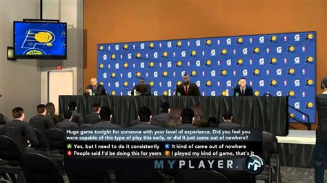 Nba 2k12 Pc My Player 3rd Post Game Press Conference Youtube