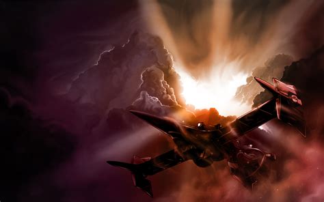 Wallpaper Digital Art Anime Clouds Fire Cowboy Bebop Swordfish