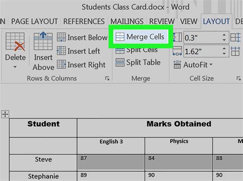 How To Merge Cells In Word 4 Quick Steps