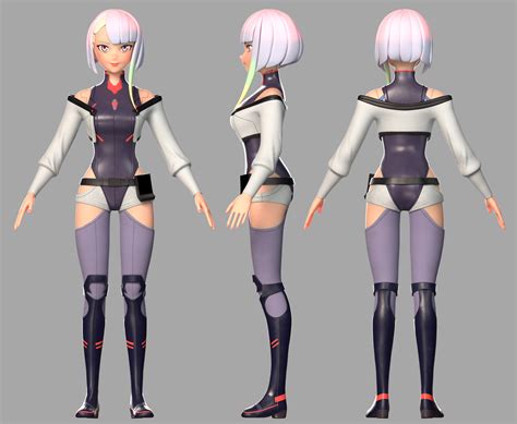 Lucy Kushinada From Cyberpunk Edgerunners D Model By Degeneratecontent