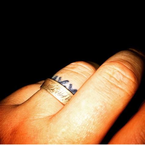 The first and probably most important one is the experience. Wedding date on my ring finger. IX.XVIII Tattoo by Paul ...