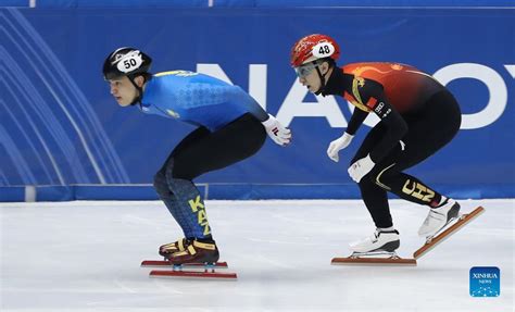 Isu Short Track World Cup 202122 Mens 500m Quarterfinal Xinhua