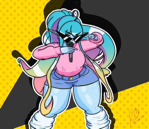 Azira yang memakai kebaya labuh merah dan berkain sarung atas lutut serta mengenakan cermin mata telah menghiburkan penonton di studio dengan sebuah versi baru bagi lagu ini. Drop the beat by PM-Seymour on Newgrounds