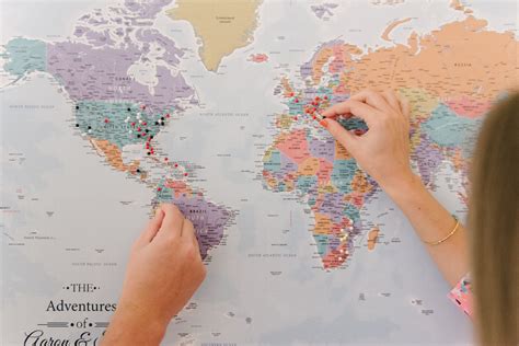 Personalized Map Of The World Map