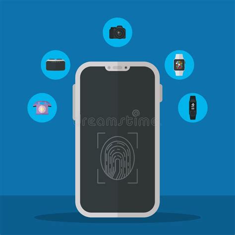 Fingerprint Gadgets Stock Illustrations 49 Fingerprint Gadgets Stock