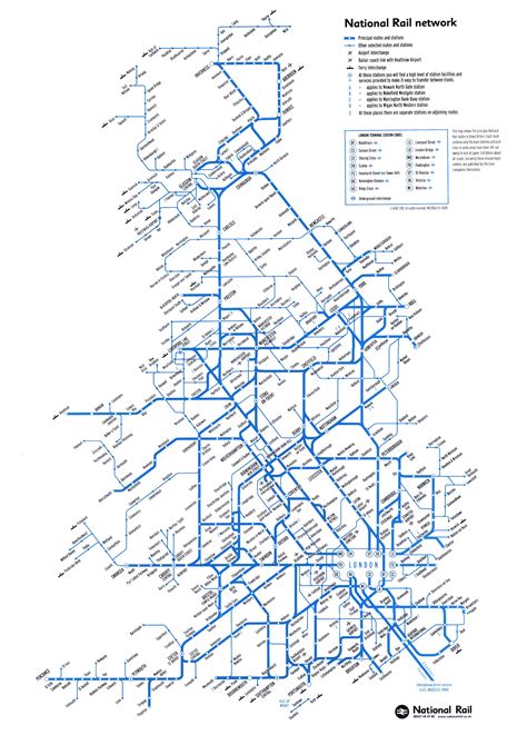 Network Rail Map Of England