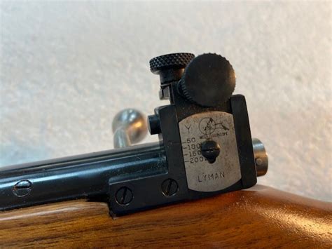 Winchester Model 75 W Lyman Match Peep Sight For Sale