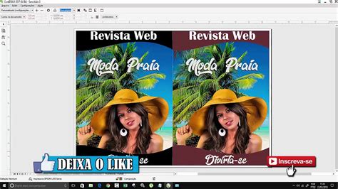 Curso Corel Draw Impressão De Livros Folhetos Tutorial Youtube