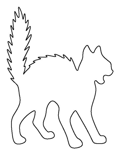 Cat Outline Printable