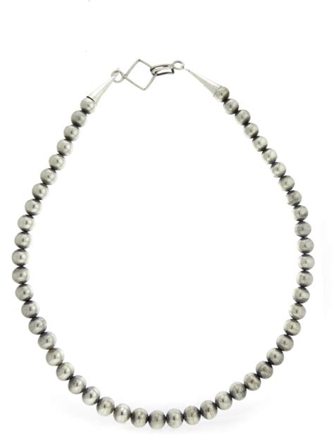 Sterling Silver 12mm Round Big Bead 26 Necklace Ebay