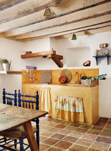 Ambiente campestre con alberca con agua caliente. Blog de Ámbar Muebles: Cómo decorar una cocina de campo