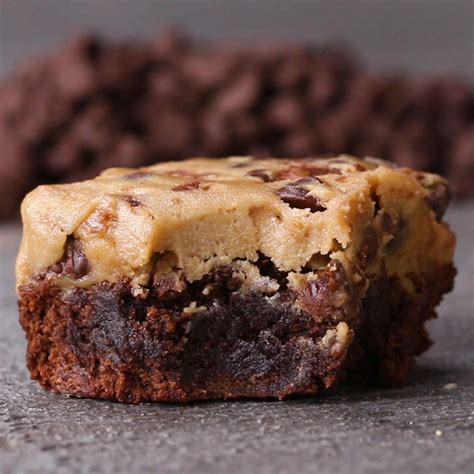 Cookie Dough Boxed Brownies Recipe By Tasty