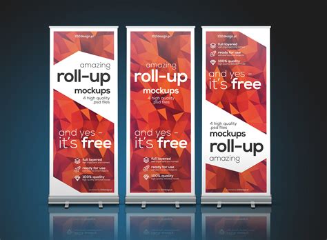 Free Premium Roll Up Banner Stand Mockup Psd Files Good Mockups