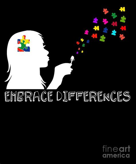 Embrace Differences Be You Digital Art By Andrea Robertson