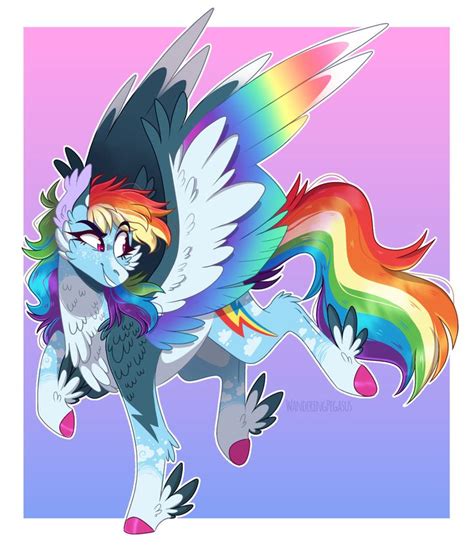 2423285 Safe Artistwanderingpegasus Rainbow Dash Pegasus Pony