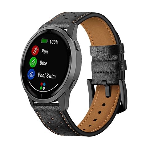 Pulseira De Couro Para Garmin Vivoactive Banda Pulseira De M Sica