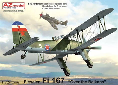 Fieseler Fi 167 Over The Balkans Model Do Sklejania Az Model 7845