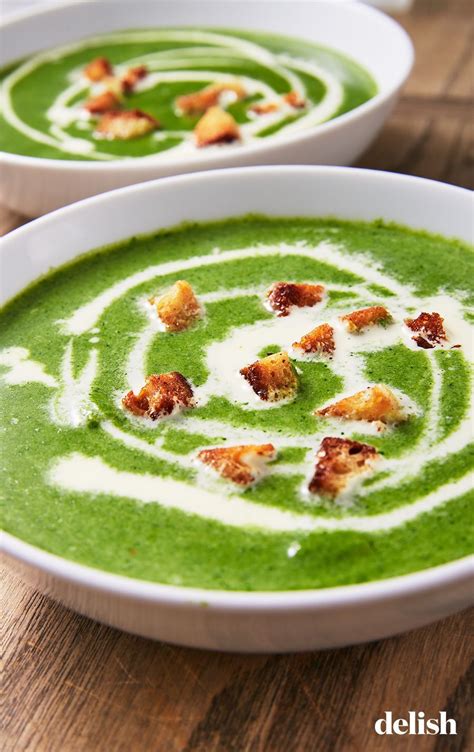 Creamy Spinach Soup Is The Coziest Way To Eat Healthy Recipe