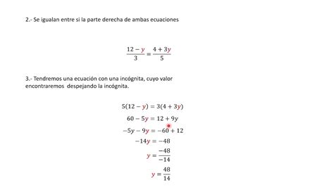 Sistema De Ecuaciones 2x2 Por Igualación Youtube