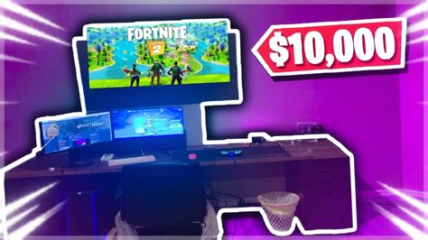 My 10000 Gaming Setup 2019 Best Fortnite Gaming Setup Youtube
