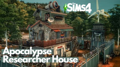 Apocalypse Researcher House The Sims 4 Speed Build No Cc Youtube